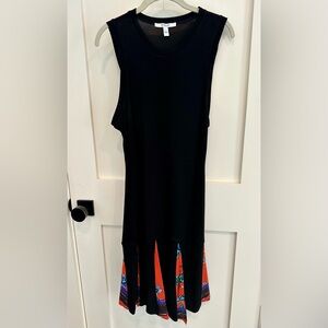 Derek Lam 10 Crosby jersey silk dress with scarf hem